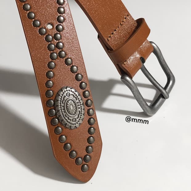 [Unisex] 웨스턴 무드 가죽벨트