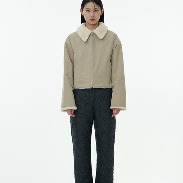 아모멘토 플라워 퀼티드 팬츠(새상품)