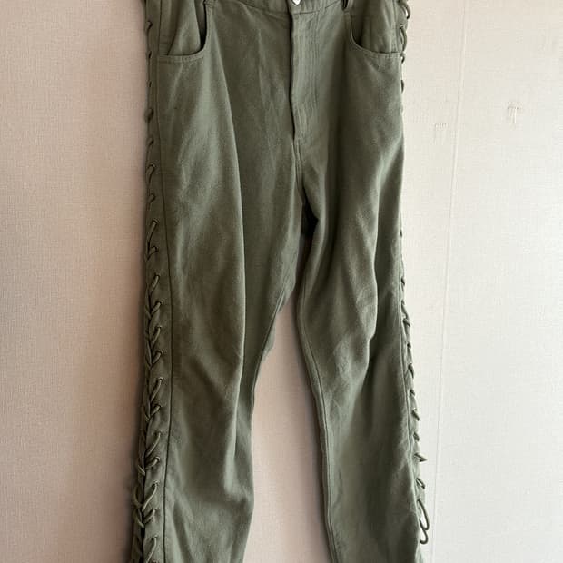 Eckhaus latta 사이드 스트링 카우보이 팬츠 31