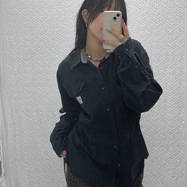 칼하트 베이직 멀티포켓 오버핏 워크 셔츠 XL C06930