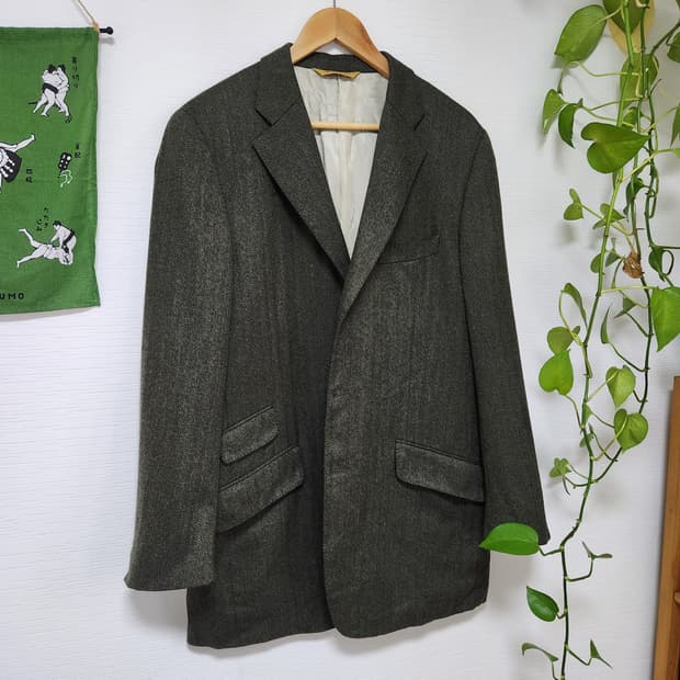 90s 폴 스튜어트 울 캐시미어 3버튼 스포츠 자켓(JAPANmade)