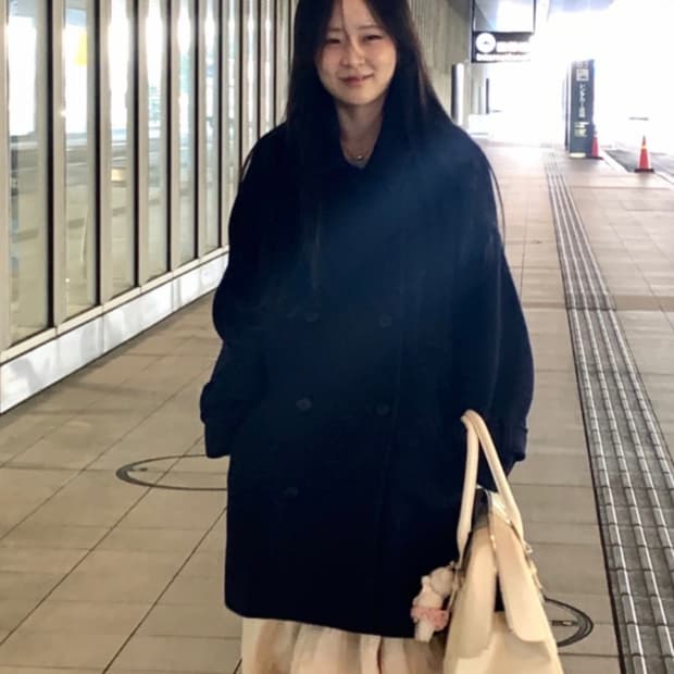 오이니 세이후쿠 피코트 네이비