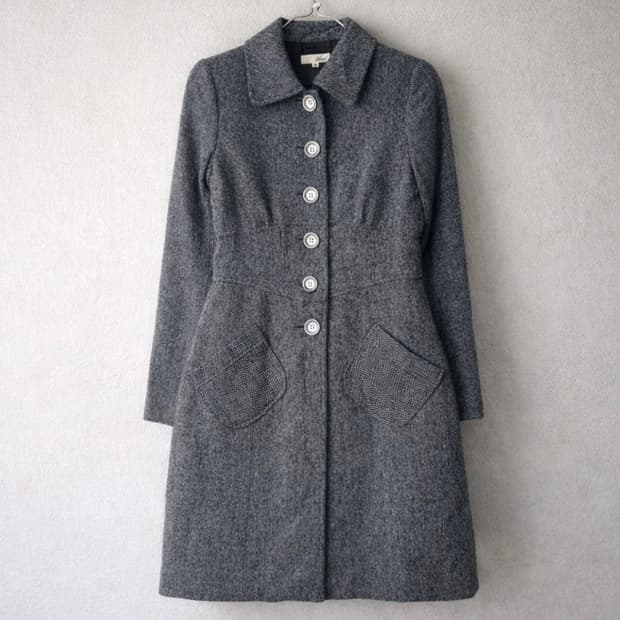 고급 빈티지 그레이 원피스 모리걸