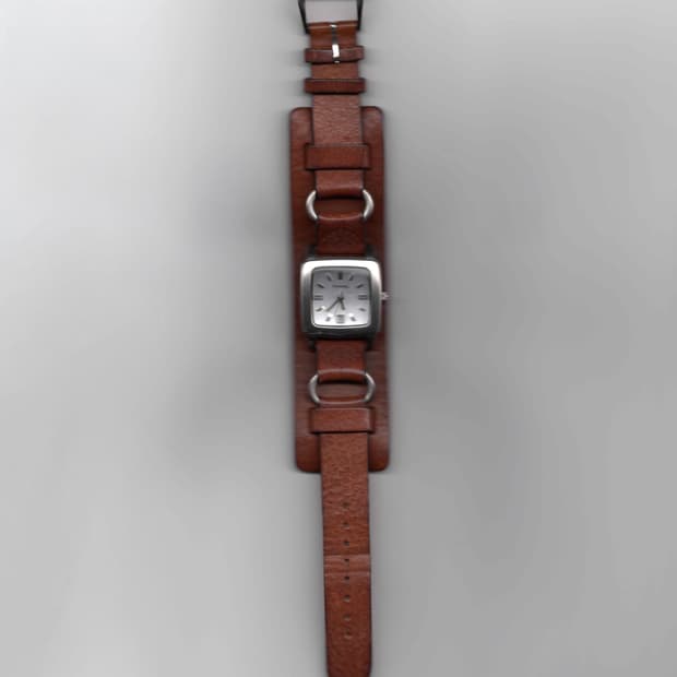 [004] Fossil 빈티지 웨스천 번드 쿼츠 워치 (브라운)