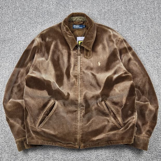 폴로랄프로렌 다잉워시드 커스텀 코듀로이 바라쿠다 자켓 (L)/ 10283