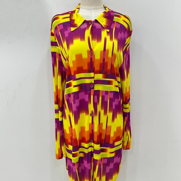 미소니 마레 비스코스 롱 셔츠