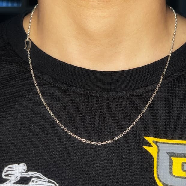 에센셜 체인목걸이 2mm - 남자목걸이 여자목걸이