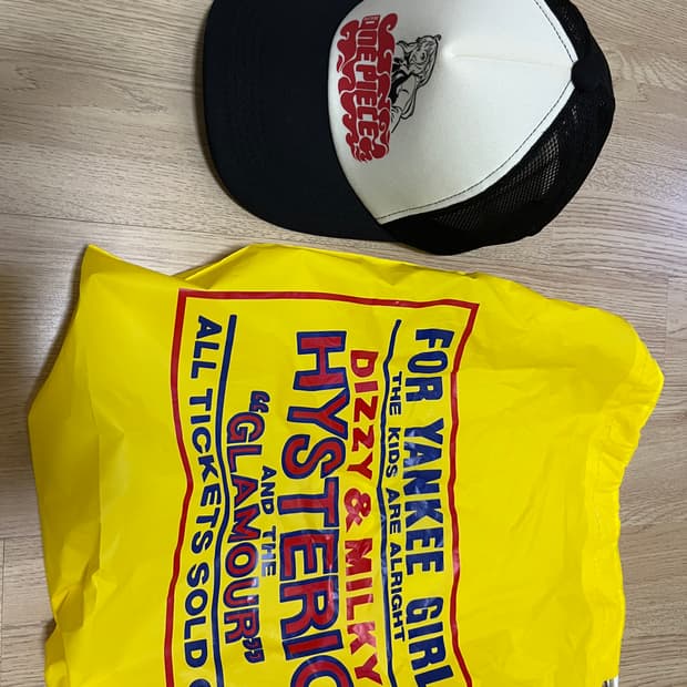 히스테릭글래머X원피스 콜라보 캡