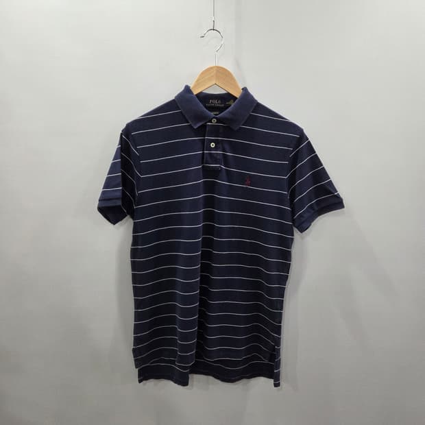 폴로랄프로렌 피케 스트라이프 카라티 M