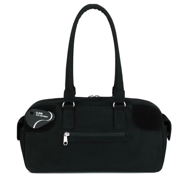 오호스 키링 바게트 백 블랙