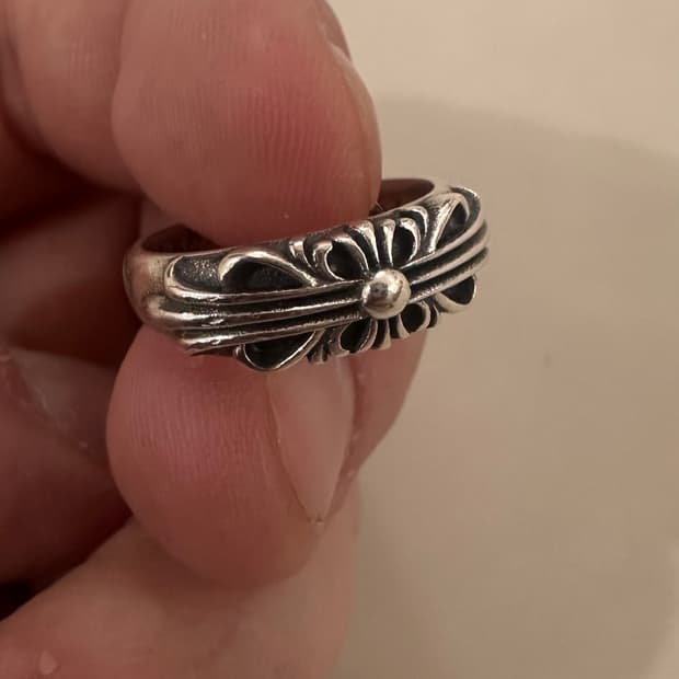 [빈티지]크롬하츠 베이비 플로랄 링 반지