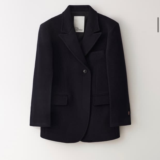 마조네 하프코트 네이비 M