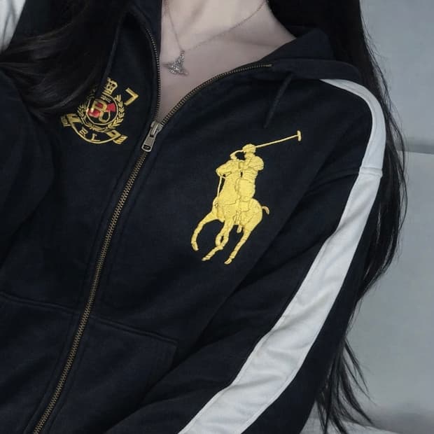 🐰폴로 랄프로렌 빅포니 유일 매물 후드집업🪽💛