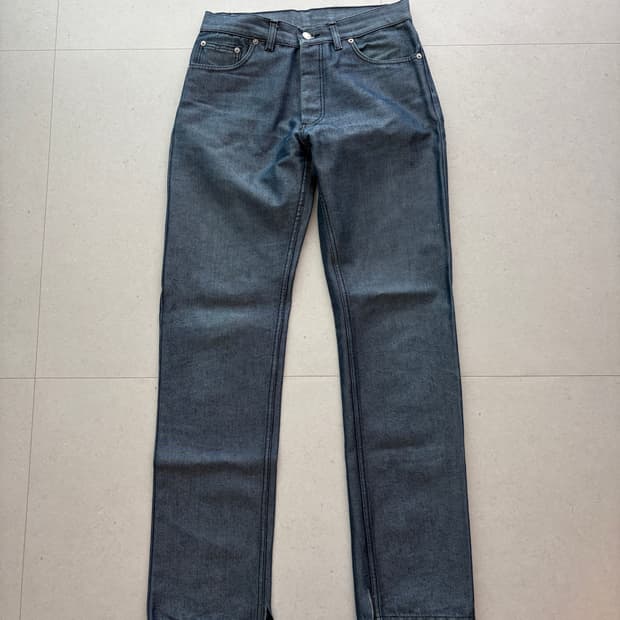 헬무트랭 코티드 데님 팬츠