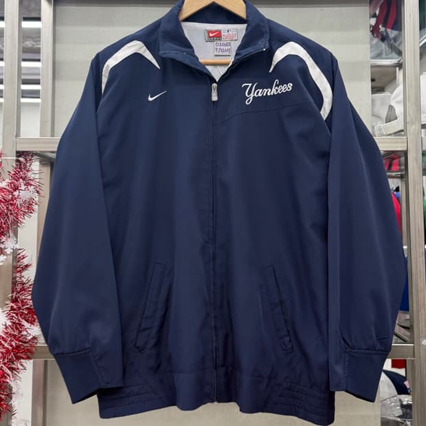나이키 x 제뉴언 머천다이즈 MLB 양키즈 트랙자켓 네이비