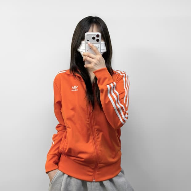 폴로 랄프로렌 빅포니 자수 카라티 오렌지