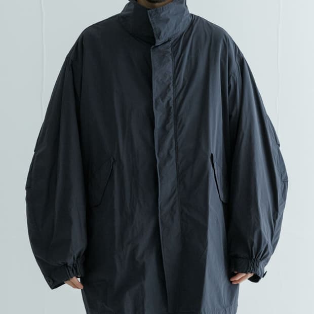 aton 25fw short mods coat 블랙 6사이즈