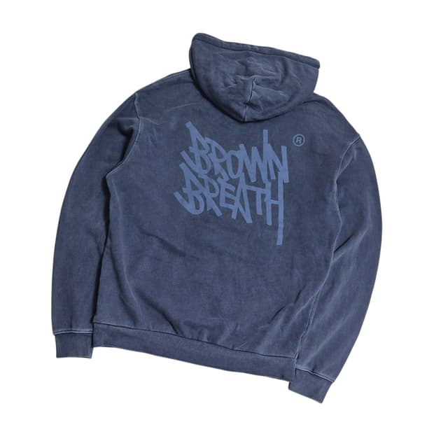브라운브레스 피그먼트 후드티