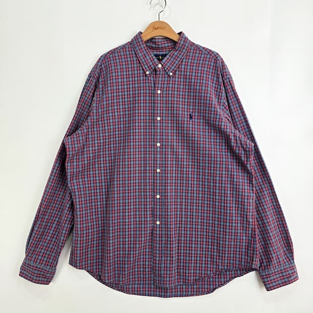 폴로 랄프로렌 Polo 남방 체크 셔츠 XXL