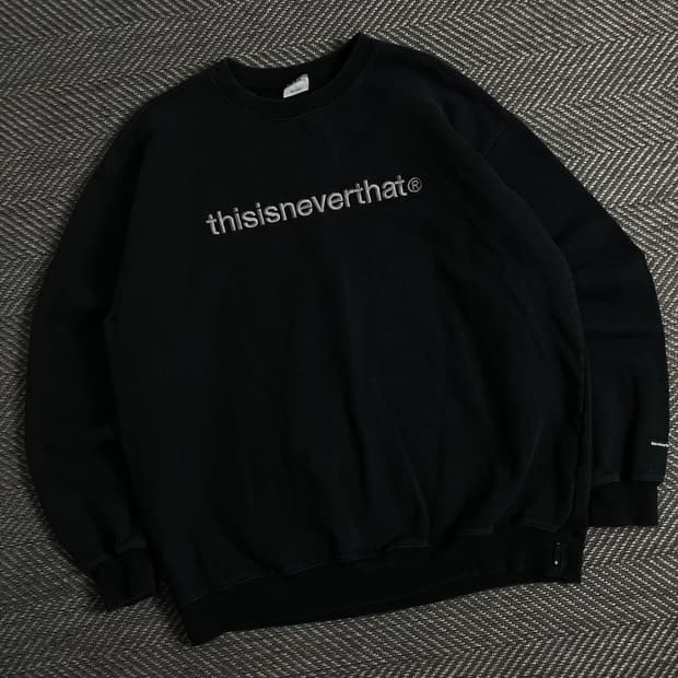 디스이즈네버댓 빅로고 박시핏 맨투맨y 3064