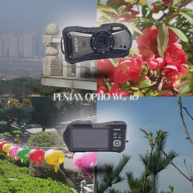 작례⭕️ 펜탁스 WG-10 