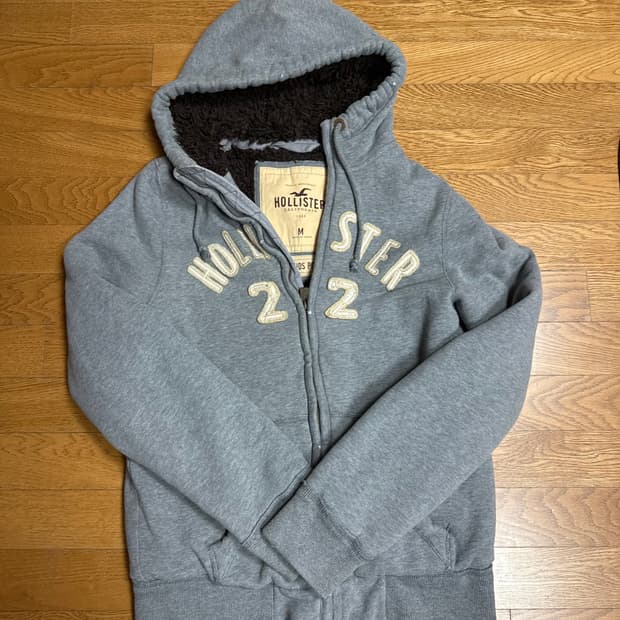홀리스터 후드집업 겨울용! M
