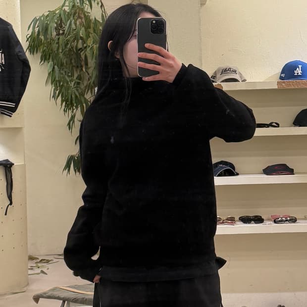 폴로 랄프 로렌 터틀넥 니트 블랙 U424