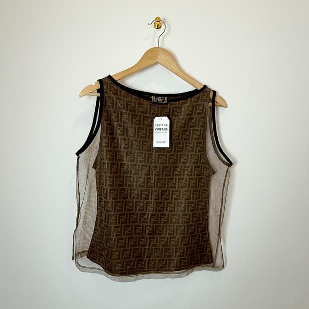 펜디 망사 나시