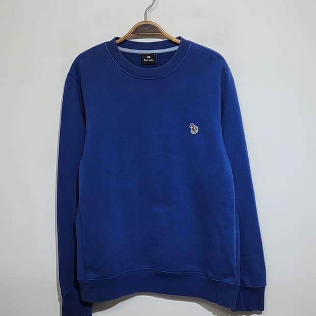 (XL) 폴스미스 맨투맨 블루 얼룩말 로고 스웨트 티셔츠 