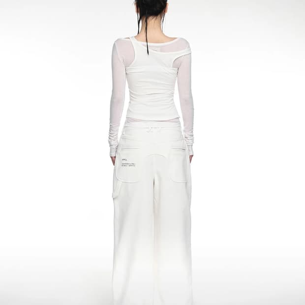 [1] 나체 익스포저 포켓 팬츠 아이보리