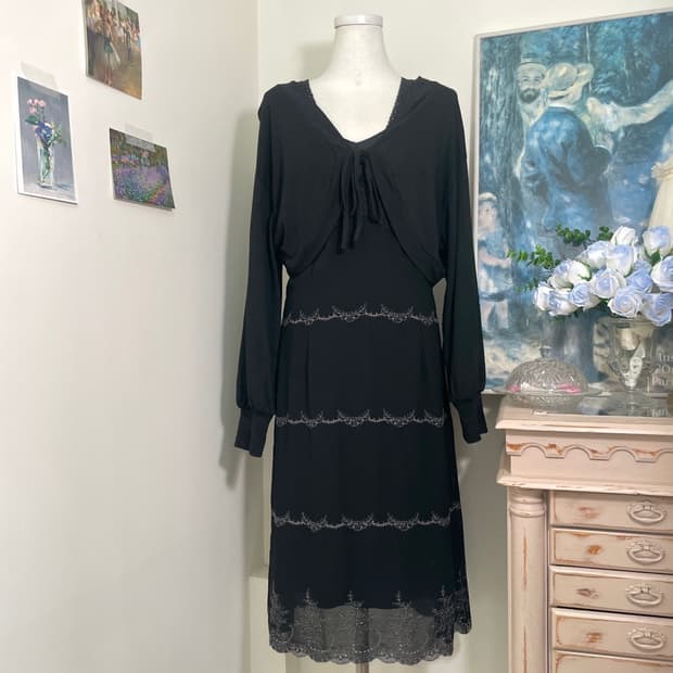 black boleo&lace opc 3pcs set