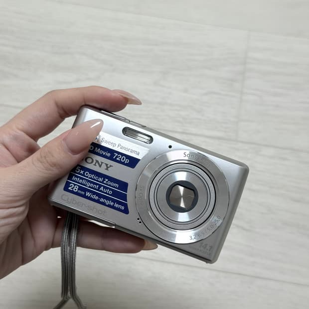 소니 사이버샷 Sony Cyber-shot DSC-W620 실버 디카  