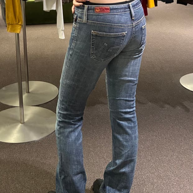 25)AG Jeans 빈티지 여성 로우라이즈 부츠컷 데님팬츠