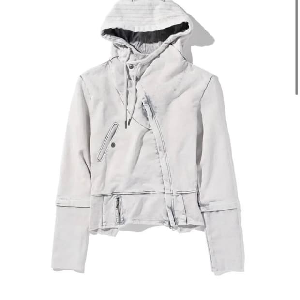 미스치프 asymmetric hoodie zip up S