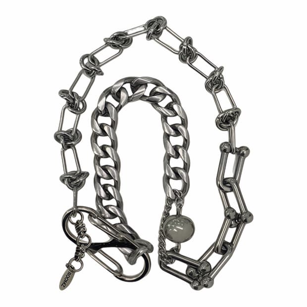 Ball piercing necklace 체인목걸이