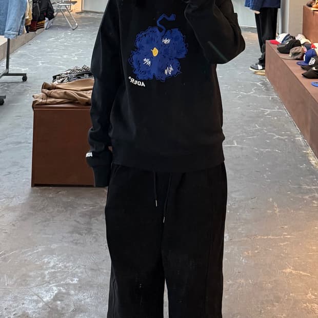 아더에러 블루썸 스웻셔츠 H1326