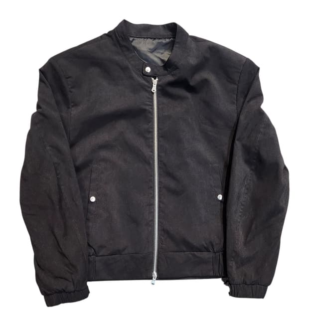 TNGT 블랙 봄버 자켓 남성용 (100)