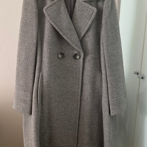 빈티지롱코트 그레이코트 L 77-88