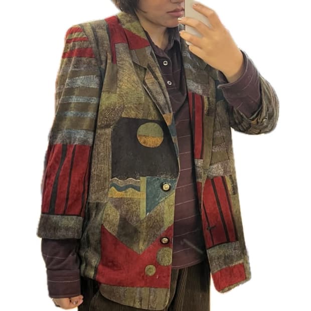 echalote 패턴 자켓