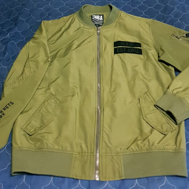 NBA 브루클린 네츠 항공점퍼 카키 (L)