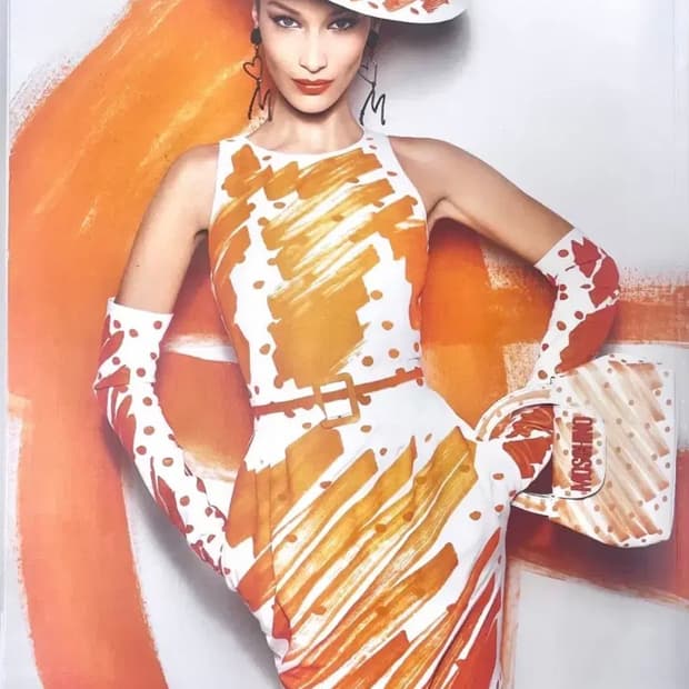 모스키노 쿠튀르 컬렉션 드레스