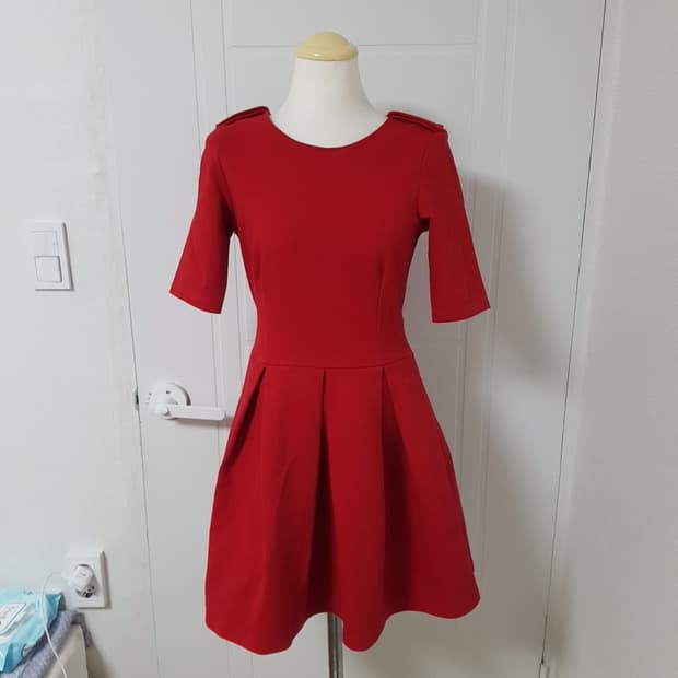 Zara 자라 레드 원피스 