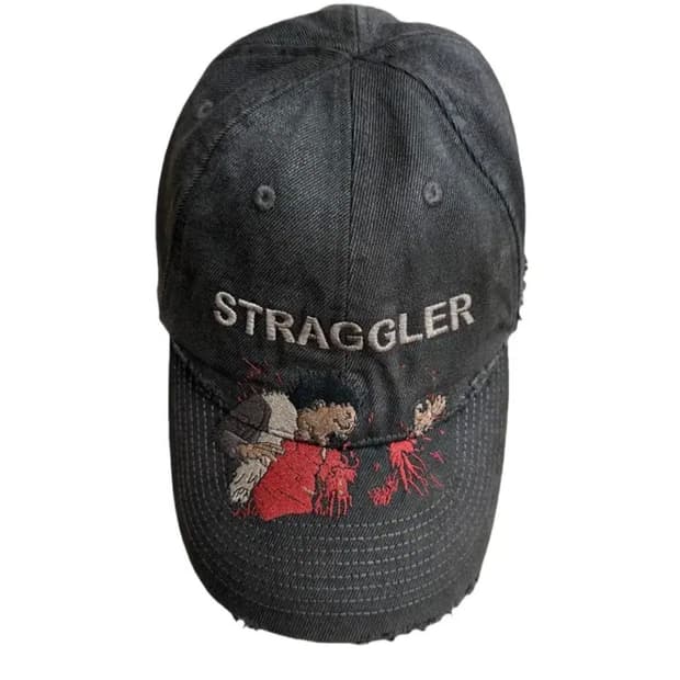 UNKNOWNWORLD 워싱 다잉 디스트로이드 아키라 베이스볼 캡