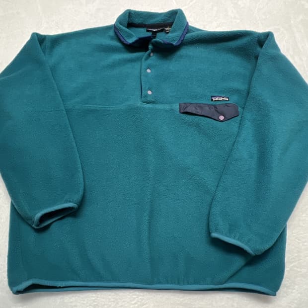 03FW 파타고니아 신칠라 스냅-T 테크그린/네이비 자메이카