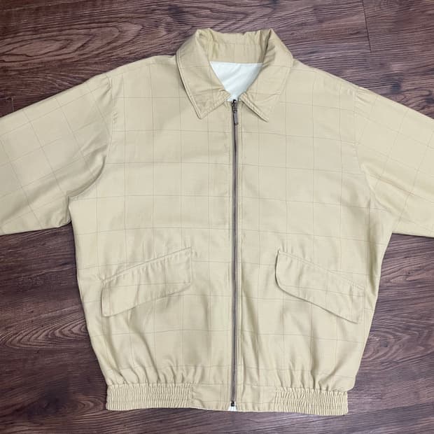 바버 Barbour 리버시블 코튼 블루종 봄버 자켓