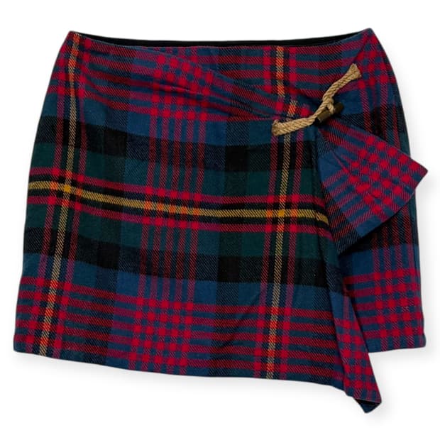 폴로 랄프로렌 체크 랩스커트 치마