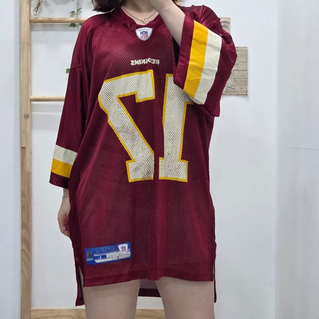 [프립]L/리복 NFL 워싱턴 레드스킨스 제이슨 캠벨 풋볼 럭비 져지