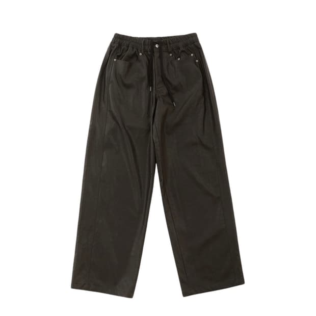 알렌느 레더 팬츠 브라운 2사이즈