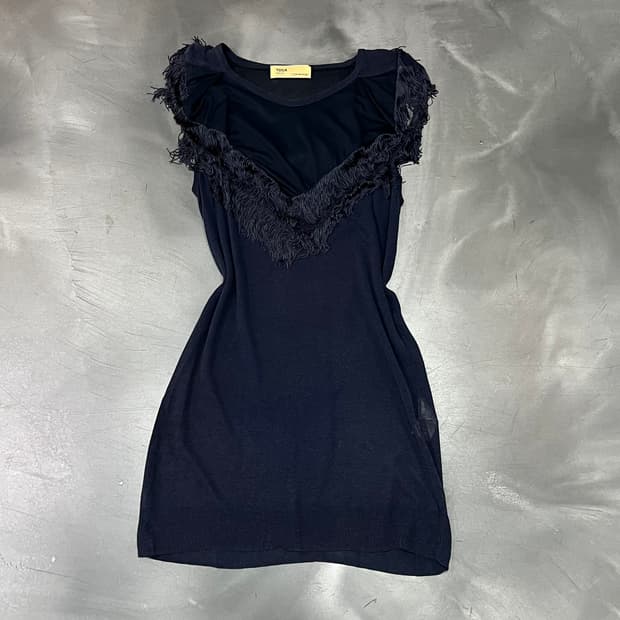  토가 프릴 하프 원피스 y16319