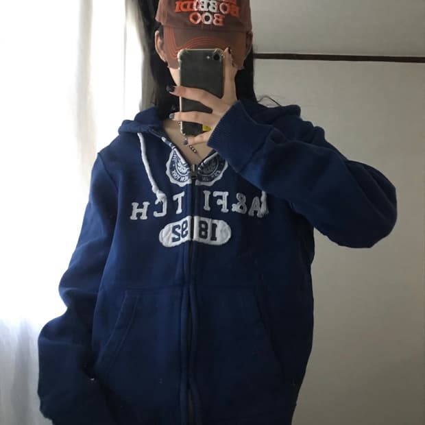 아베크롬비 블루 오버핏 후드집업